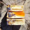 Essentail oils Natural Hand Made Calendula Chickweed Soap three Thriving People